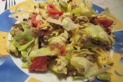 Big Mac Salat Low-Carb 2