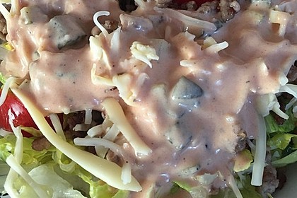 Big Mac Salat Low-Carb 9