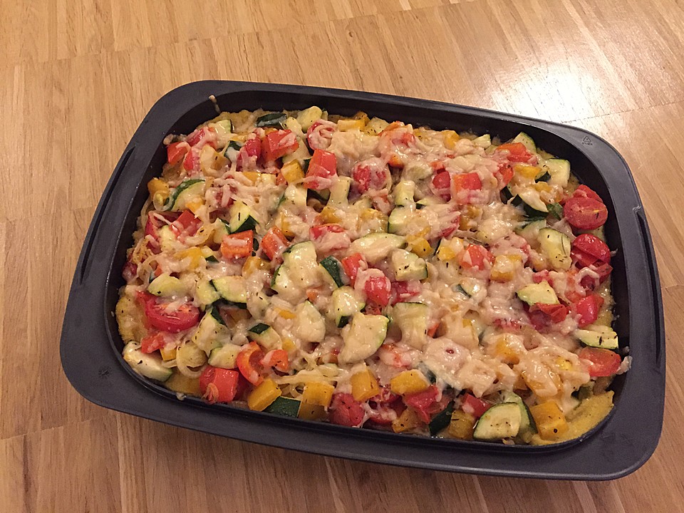 Polentaauflauf mit mediterranem Gemüse (Rezept mit Bild) | Chefkoch.de
