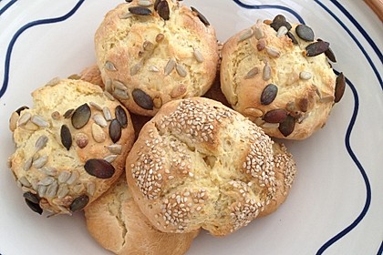 Dinkel-Quark-Brötchen 8