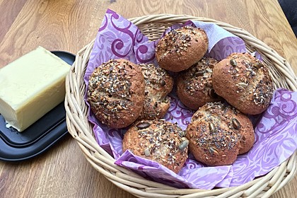 Dinkel-Quark-Brötchen 7
