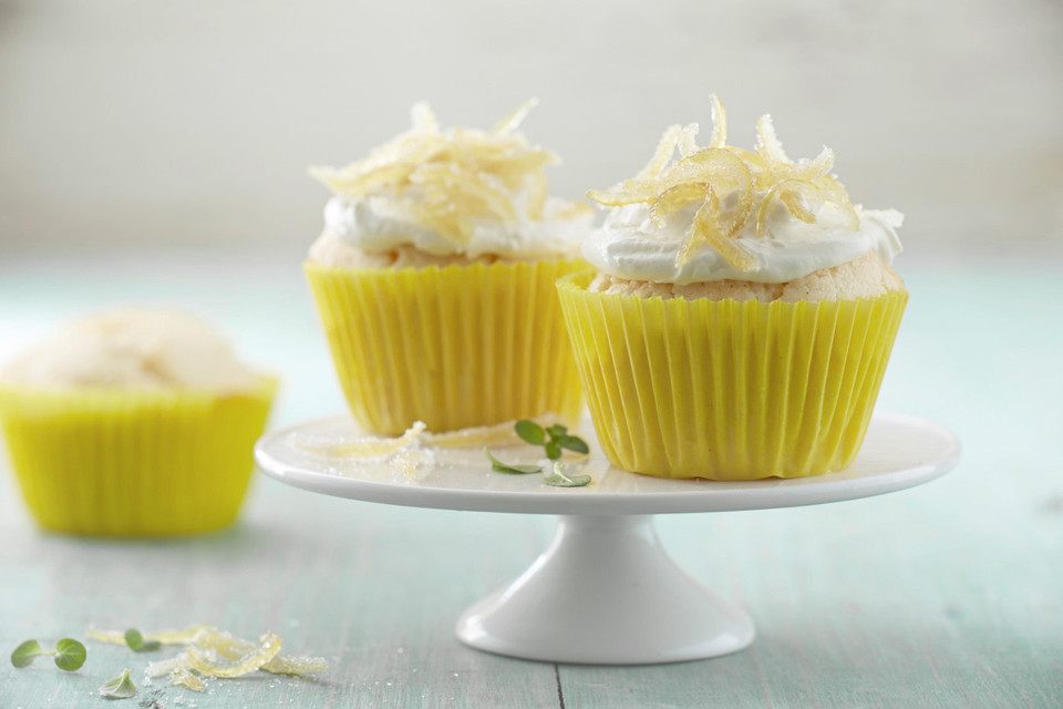 Zitronen-Cupcakes mit Frischkäse-Frosting (Rezept mit Bild) | Chefkoch.de