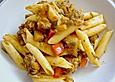 Mediterrane Nudelpfanne