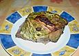 Schweinsbraten gespickt mit Knoblauch