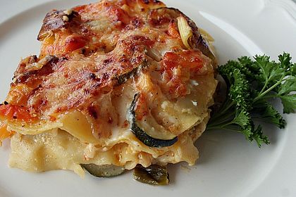 Gem&uuml;se - Lasagne