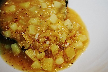 Milde Linsensuppe mit Curry und Schafsk&auml;se 4