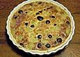 Camembert - Tarte mit Trauben