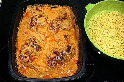 Hähnchenpaprikasch 2