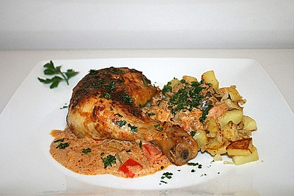 Hähnchenpaprikasch