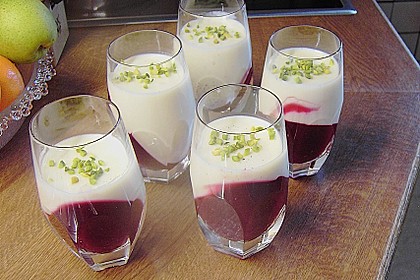 Panna Cotta mit Beerensoße 2