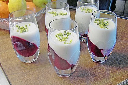 Panna Cotta mit Beerensoße 1