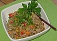 Indischer Linsen - Reis Salat
