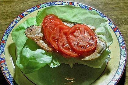 Baguette mit Putenschnitzel