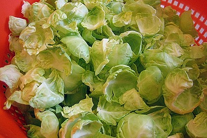 Wachtel auf Rosenkohlsalat mit Preiselbeervinaigrette 3
