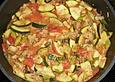 Pasta mit Thunfisch, Lauch und Zucchini