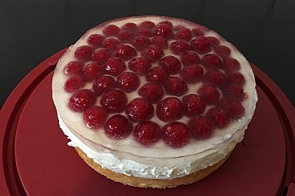 Frische Himbeertorte mit Schmand 62