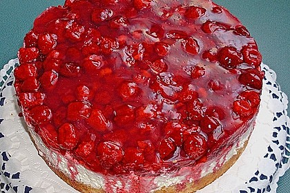 Frische Himbeertorte mit Schmand 44