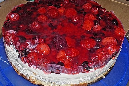 Frische Himbeertorte mit Schmand 84