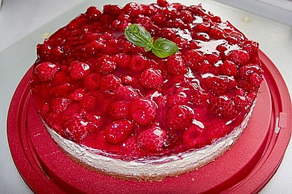 Frische Himbeertorte mit Schmand 47