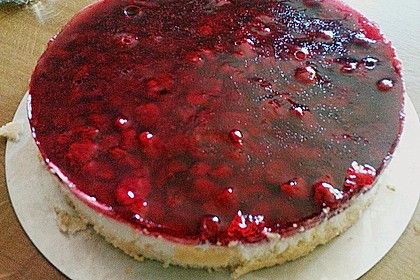 Frische Himbeertorte mit Schmand 48