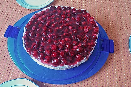 Frische Himbeertorte mit Schmand 97
