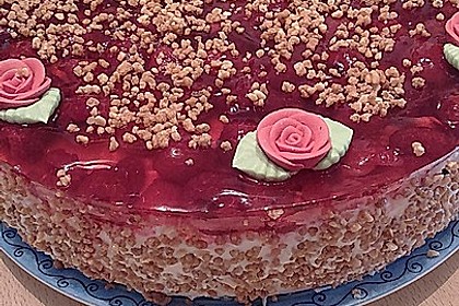 Frische Himbeertorte mit Schmand 67