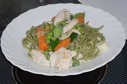 Gemüsepfanne mit Hähnchen 22