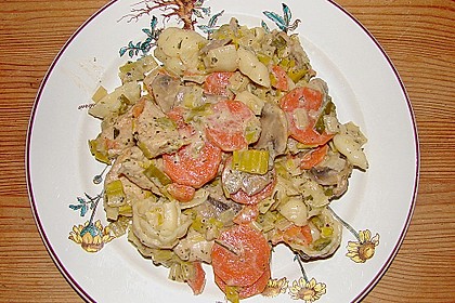 Gemüsepfanne mit Hähnchen 11