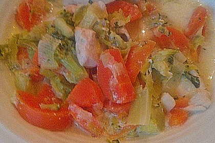 Gemüsepfanne mit Hähnchen 24