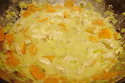 Gemüsepfanne mit Hähnchen 25
