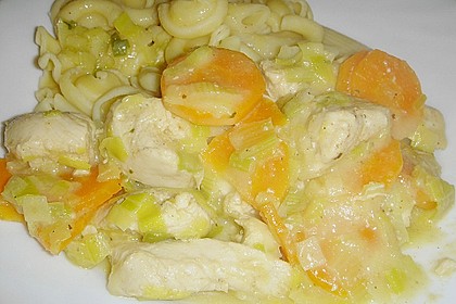 Gemüsepfanne mit Hähnchen 15