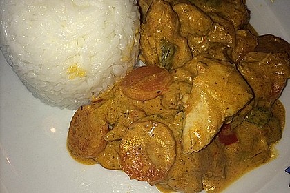 Gemüsepfanne mit Hähnchen 12