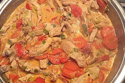 Gemüsepfanne mit Hähnchen 27