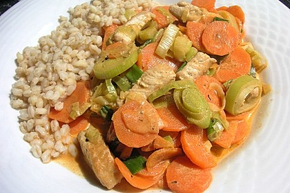 Gemüsepfanne mit Hähnchen 19