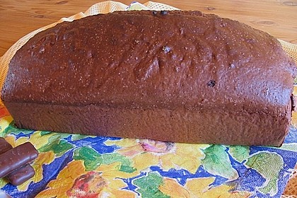 Schnelles Schokoladenbrot ohne Ei 1
