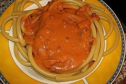 Makkaroni in Tomatensahneso&szlig;e 4