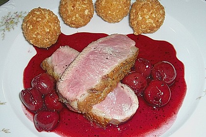 Barbarie - Entenbrust mit Portwein - Kirsch Sauce 5