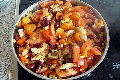Mexikanische Tortilla - Wraps mit Hähnchenfüllung 19