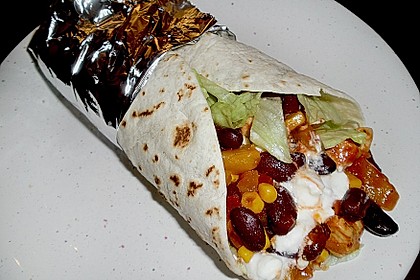 Mexikanische Tortilla - Wraps mit Hähnchenfüllung 4