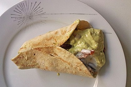 Mexikanische Tortilla - Wraps mit Hähnchenfüllung 23