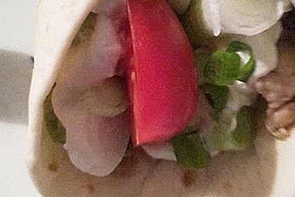 Mexikanische Tortilla - Wraps mit Hähnchenfüllung 29