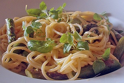 Spargel - Carbonara