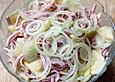 Apfel - Wurstsalat mit Calvados