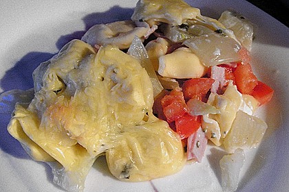 Tortellini - Fenchel Auflauf