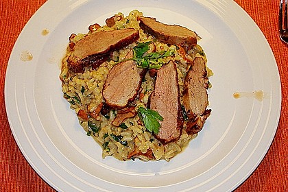 Risotto mit Pfifferlingen und Steinpilzen 5