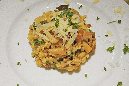 Risotto mit Pfifferlingen und Steinpilzen 7