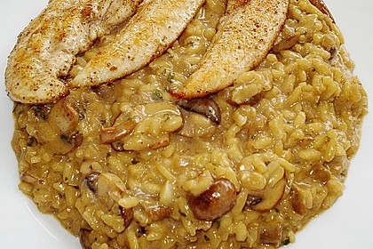 Risotto mit Pfifferlingen und Steinpilzen 3