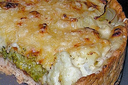 Blumenkohl - Brokkoli - Tarte