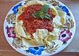 Bandnudeln mit Thunfischsauce