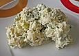 Kartoffelsalat mit Petersilie und Tahinasauce (nordafrikanisch)